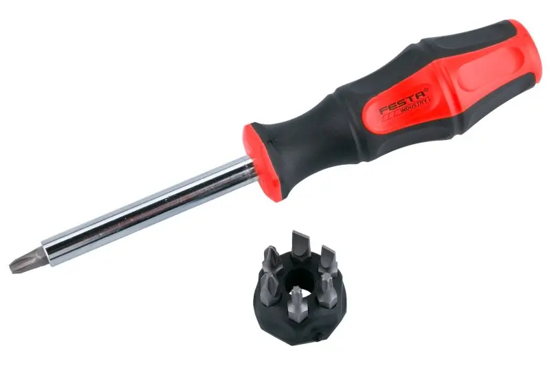 Sada šroubovák FESTA INDUSTRY CrV s bity 7ks