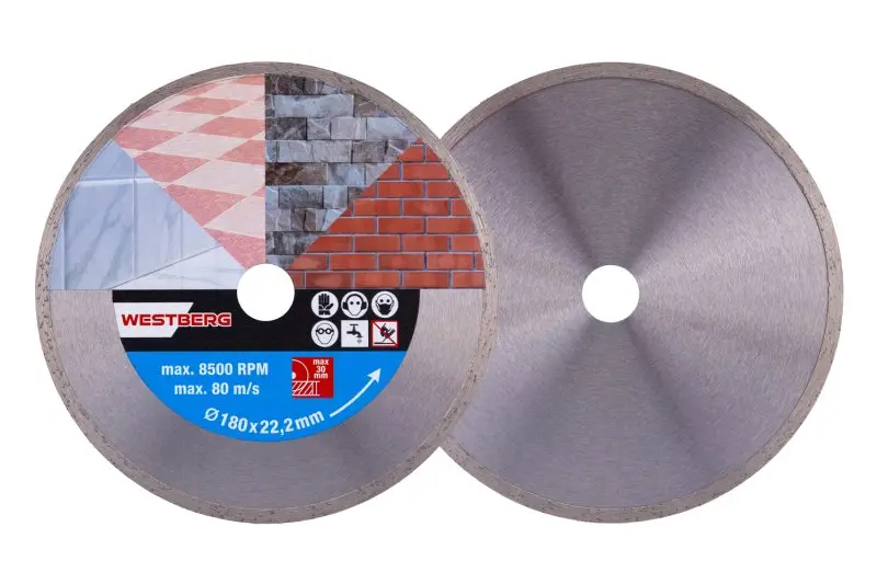 Kotouč diamantový WESTBERG 180x2.3x22.2mm plný