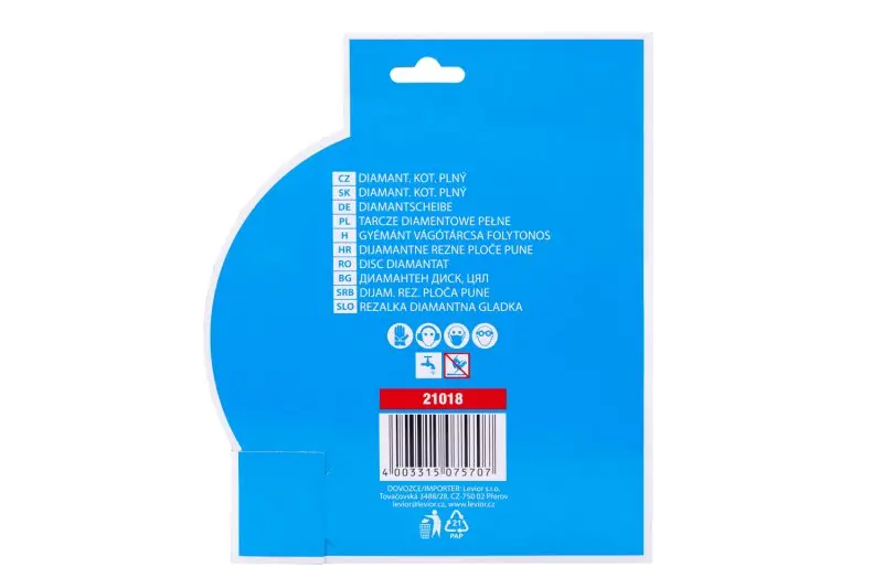 Kotouč diamantový WESTBERG 180x2.3x22.2mm plný