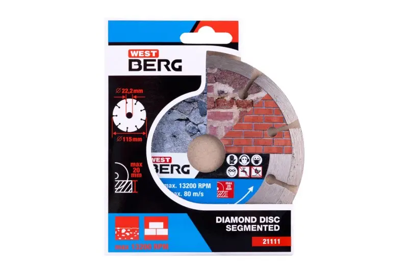 Kotouč diamantový WESTBERG 115x1.8x22.2mm segment