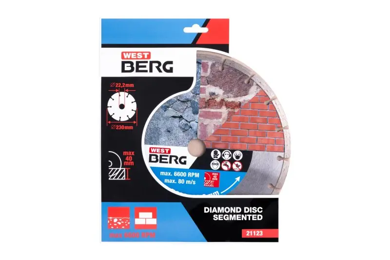 Kotouč diamantový WESTBERG 230x2.4x22.2mm segmentový