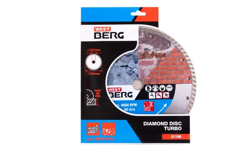 Kotouč diamantový WESTBERG 230x2.4x22.2mm TURBO