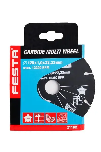 Kotouč řezný FESTA univerzální karbidový 125x1x22.2mm