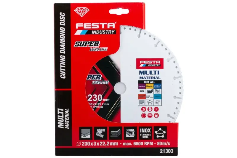 Kotouč diamantový FESTA INDUSTRY univerzální 230x2x22.2mm
