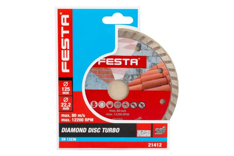 Kotouč diamantový FESTA TURBO 125x2.4x22.2mm
