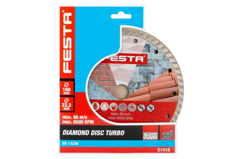 Kotouč diamantový FESTA TURBO 180x2.4x22.2mm