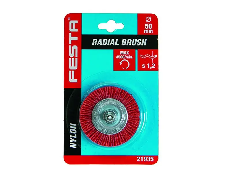 Kartáč rotační radiální FESTA nylon 50mm stopka