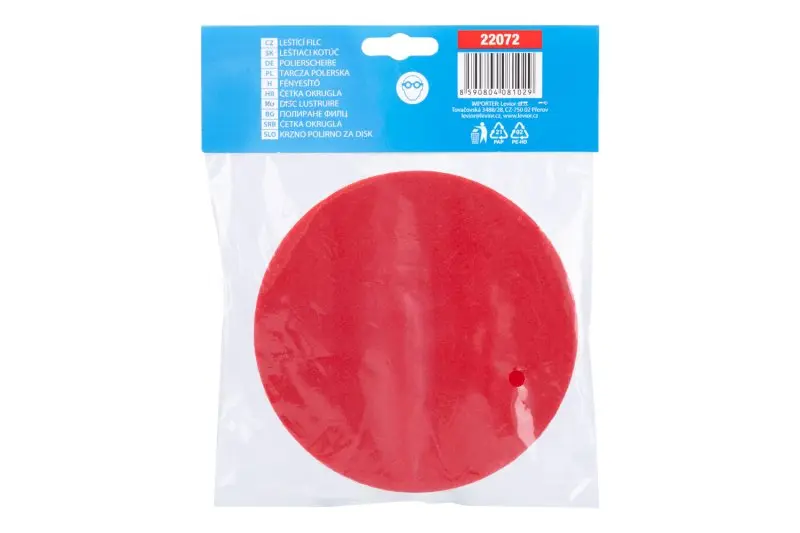 Kotouč leštící WESTBERG filc 150mm suchý zip