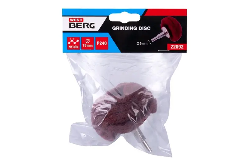 Kotouč WESTBERG brusný nylon 75mm P240 stopka