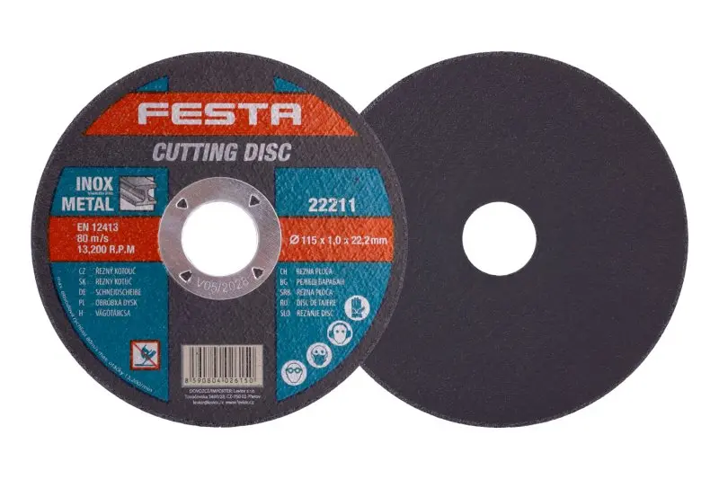 Kotouč řezný FESTA na kov 115x1x22.2mm