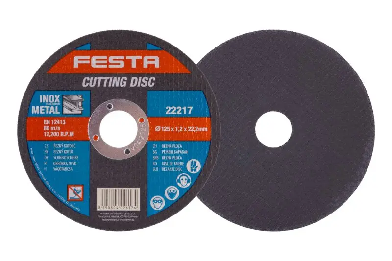 Kotouč řezný FESTA na kov 125x1.2x22.2mm