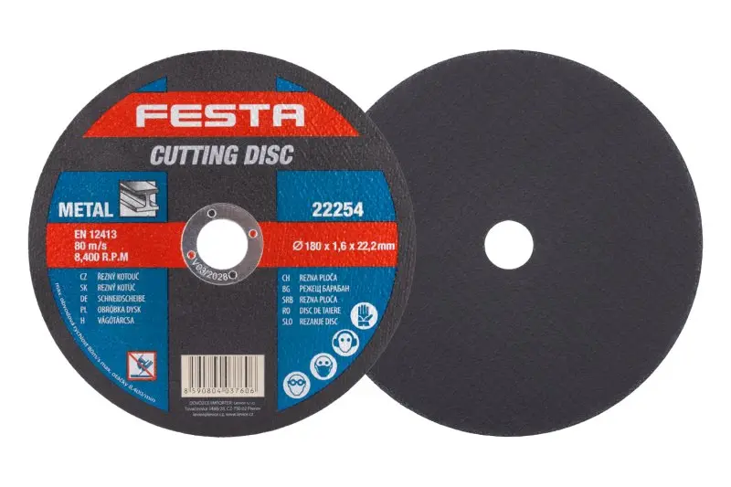 Kotouč řezný FESTA na kov 180x1.6x22.2mm