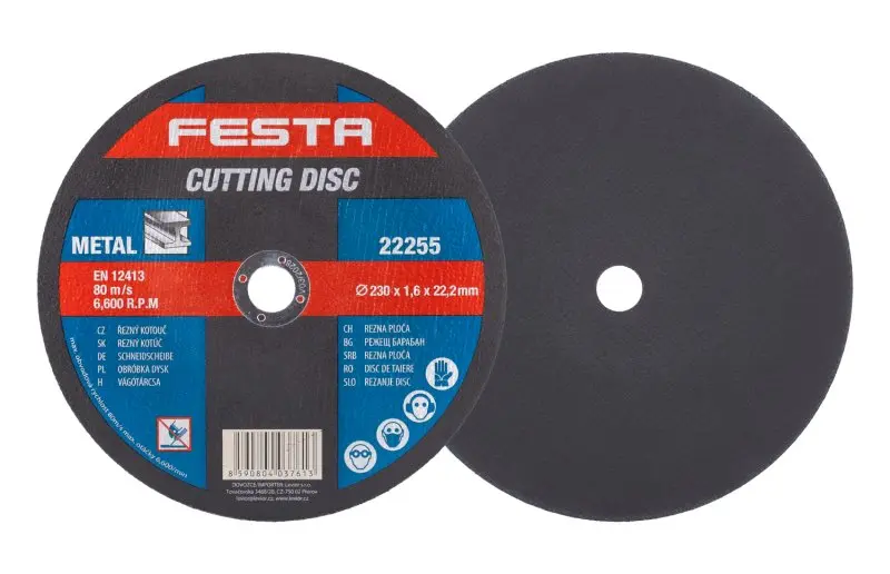 Kotouč řezný FESTA na kov 230x1.6x22.2mm