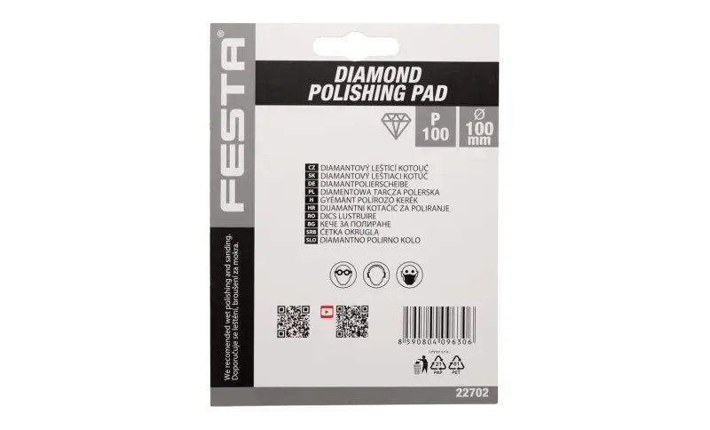 Kotouč leštící diamantový FESTA 100mm P100