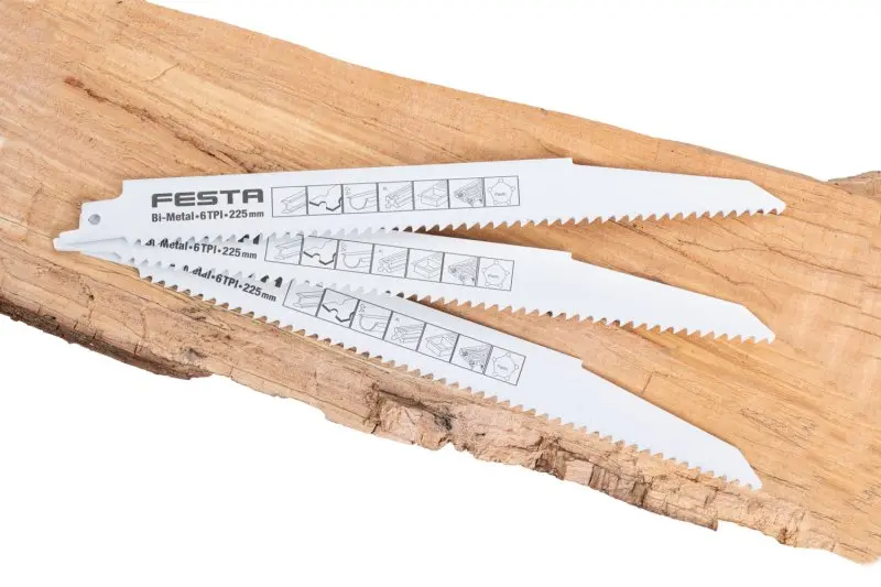 Plátek pilový 24313 FESTA do ocasky 225x22x1.6mm, BiM 3ks