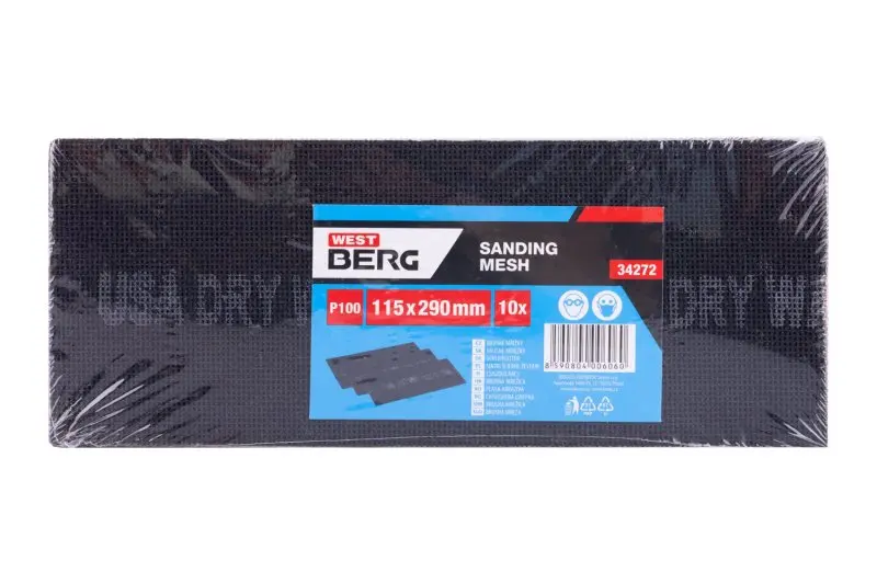Mřížka brusná WESTBERG 115x290mm P100 10ks