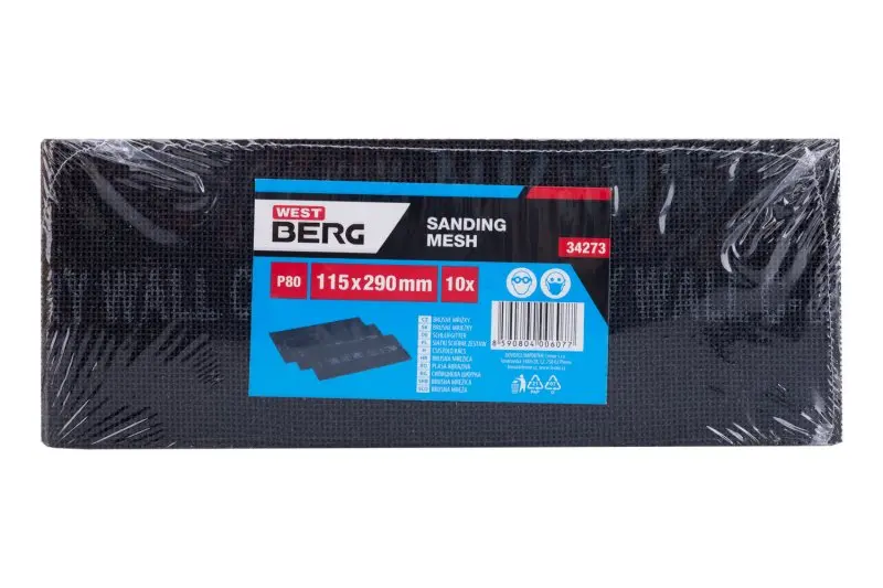 Mřížka brusná  WESTBERG 115x290mm P80 10ks