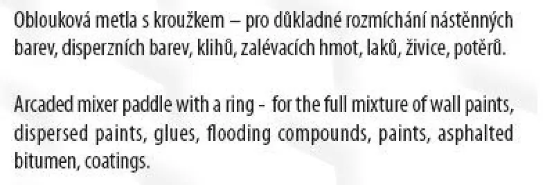 Míchadlo pozinkované WESTBERG 60x400mm