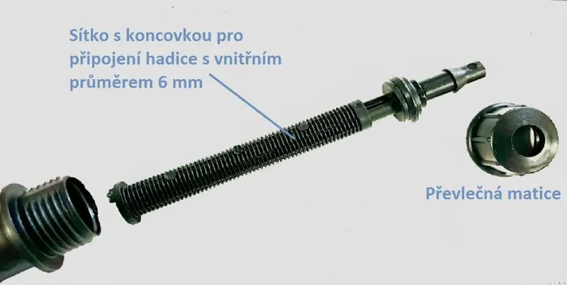 Tyč k postřikovači teleskopická  93 - 250 cm