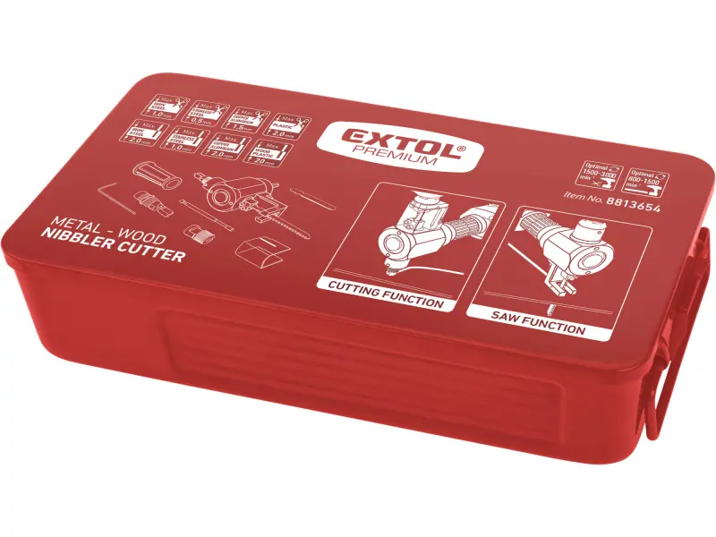 nástavec na vrtačku 2funkční, k stříhání plechu/řezání dřeva