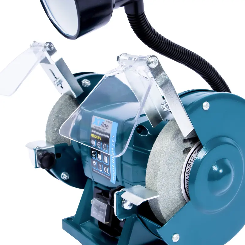 Bruska stolní dvoukotoučová 150 W, 125 mm + lampa 40 W