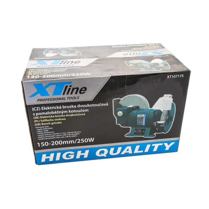 Bruska stolní dvoukotoučová s pomaloběžným kotoučem 250 W