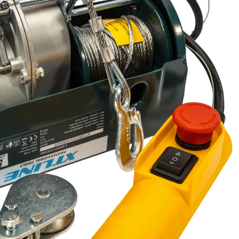 Lanový zvedák 500 W, 250 kg