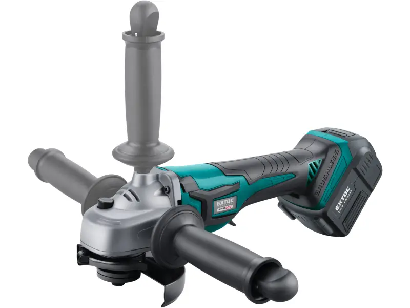 bruska úhlová aku SHARE20V, 125mm, BRUSHLESS, 20V Li-ion, 4Ah