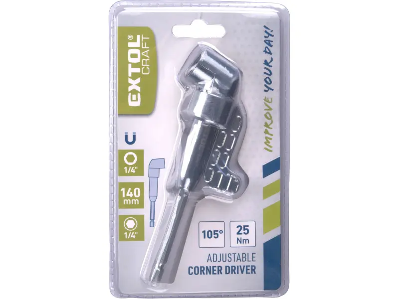 úhlový nástavec/držák hrotů do vrtačky, 1/4