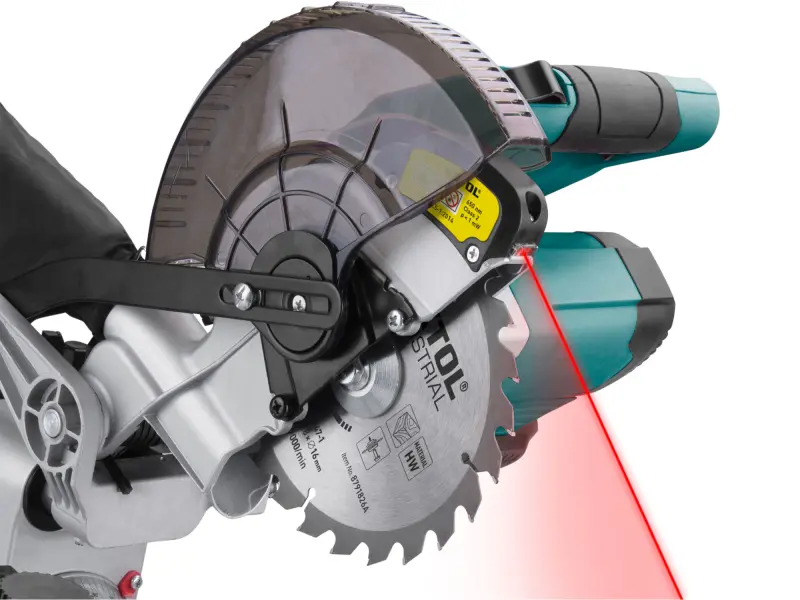 pila pokosová 185mm aku s laserem SHARE20V, BRUSHLESS, 20V Li-ion, bez baterie a nabíječky