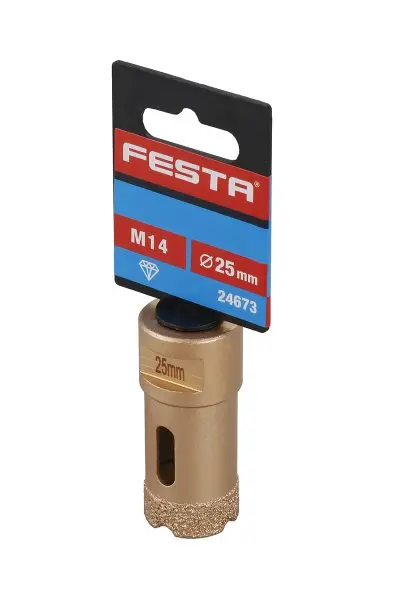 Korunka vykružovací FESTA diamantová 25mm M14