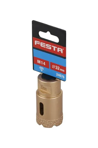 Korunka vykružovací FESTA diamantová 32mm M14