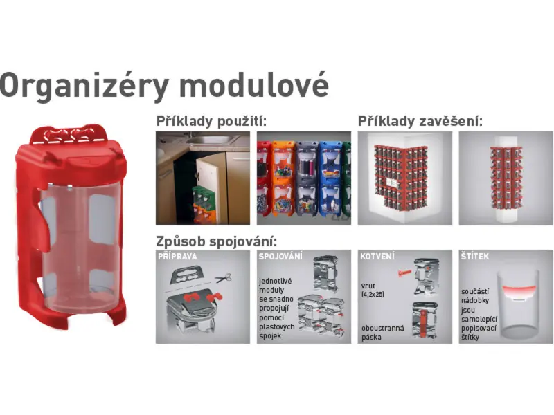 organizér modulový přenosný, BASIC 16 modulů, PP