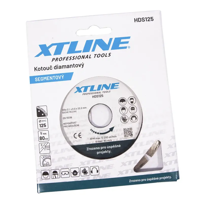 Kotouč diamantový segmentový | 115x2x22,2 mm