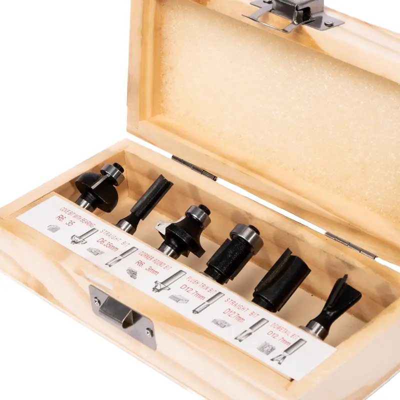 Sada tvarových fréz do dřeva 6 dílů