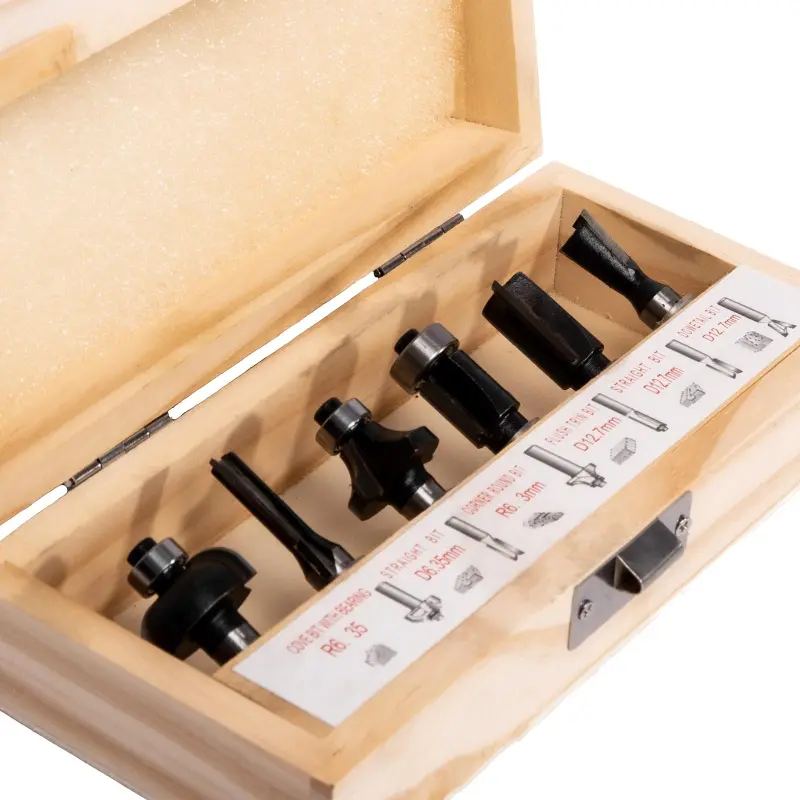 Sada tvarových fréz do dřeva 6 dílů