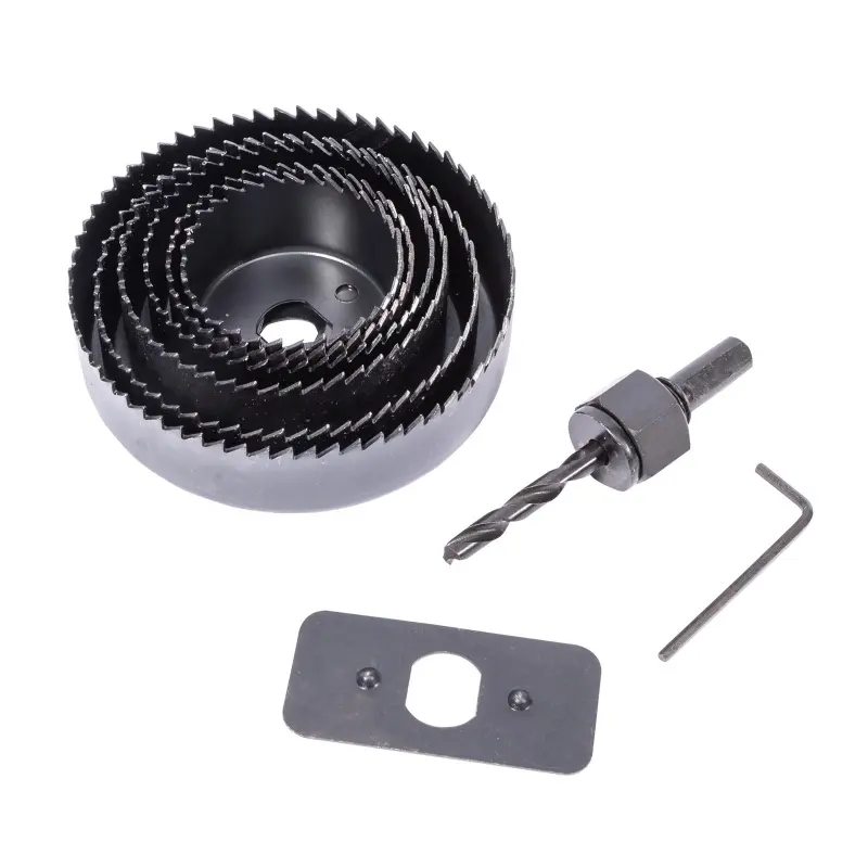 Sada vykružovacích korunek 51-102 mm 8 dílů - plastový obal