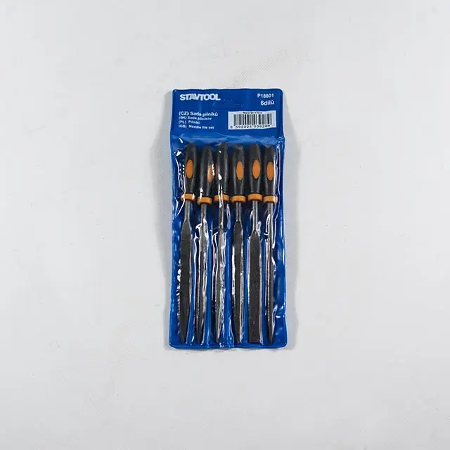 Sada jehlových pilníků 140 mm 6 dílů