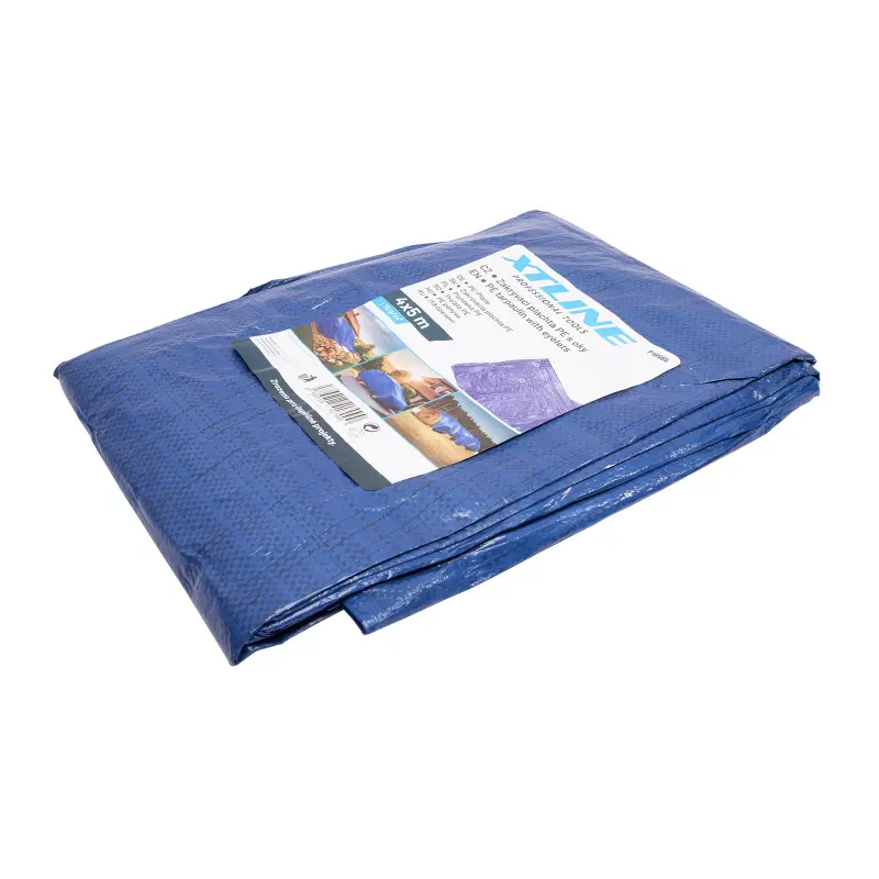 Zakrývací plachta PE modrá 70g/m2 | 8x12 m