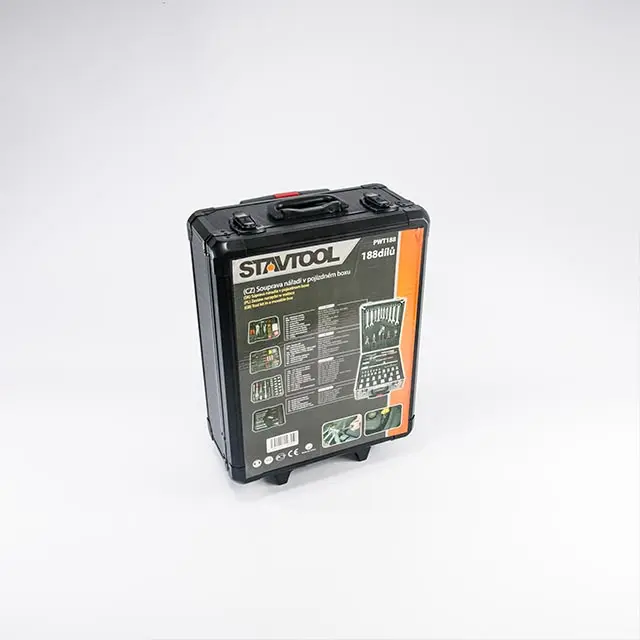 Sada nářadí v pojízdném boxu 370x210x520 mm | 188 dílů
