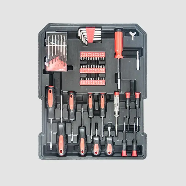 Sada nářadí v pojízdném boxu 370x210x520 mm | 188 dílů