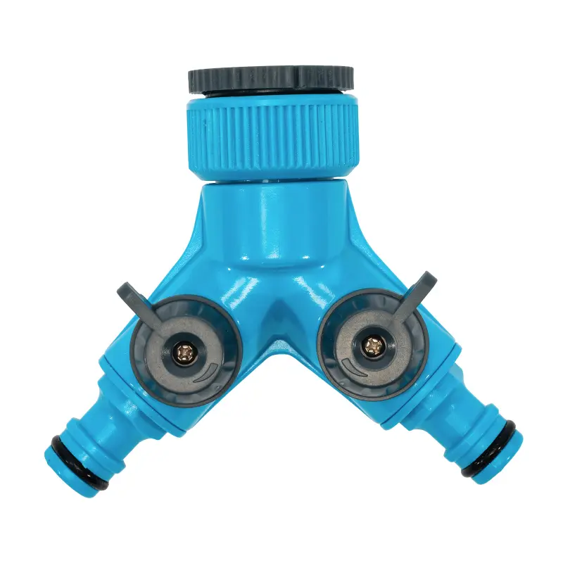 Rozdvojka 3/4” s ventily pro 2 rychlospojky