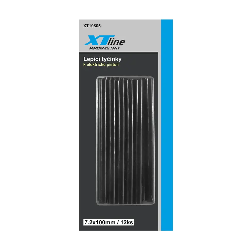 Lepicí tavné tyčinky černé 1bal/12ks | 7x100 mm