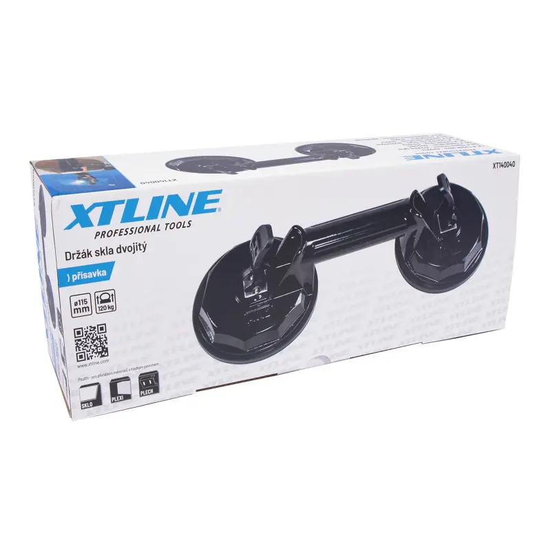Držák skla dvojitý do 120 kg