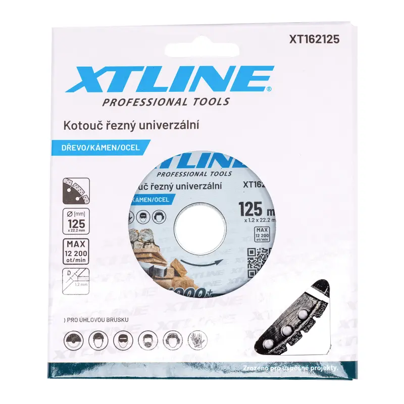 Kotouč univerzální na dřevo,kámen,ocel | 115x1,2x22,2 mm