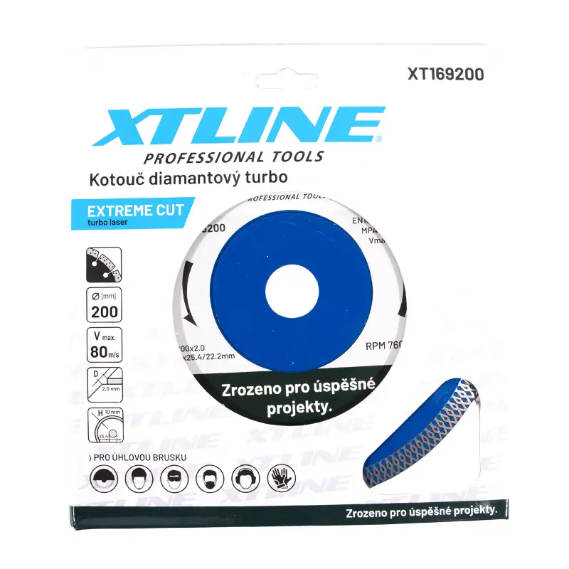 Kotouč diamantový turbo | 230x2,0x10x22,2 mm