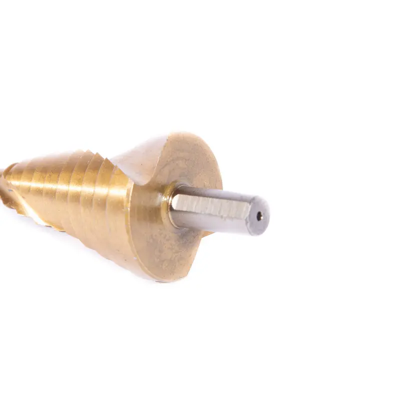 Vrták stupňovitý HSS TiN | 4-12 mm krok 2 mm (HEX)