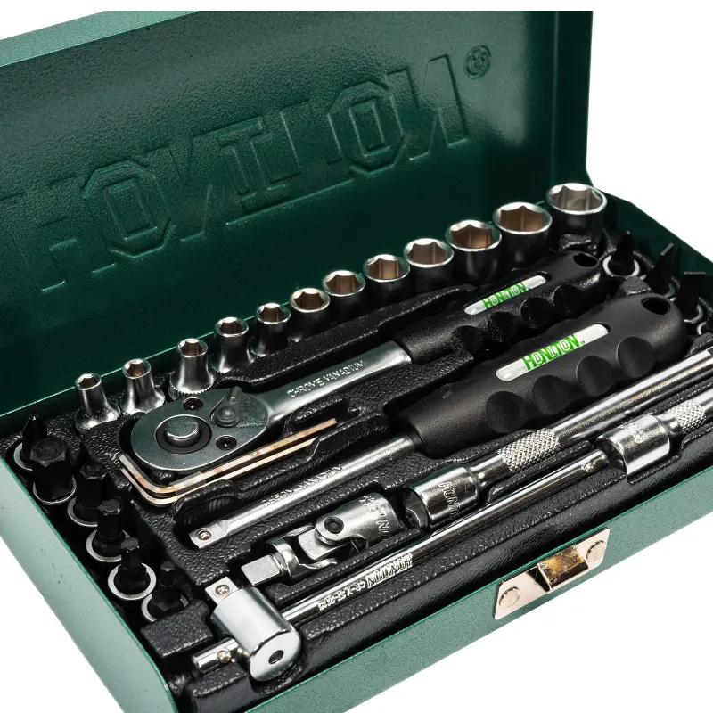 Sada hlavic 1/4” 33 dílů