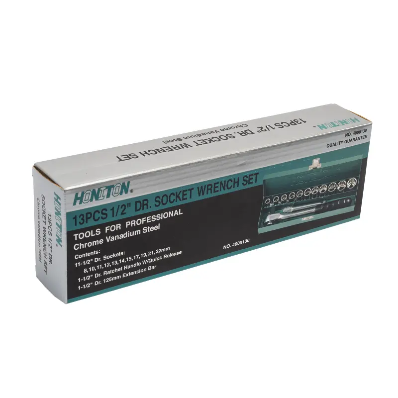 Sada dvanáctihranných hlavic 1/2” 13 dílů