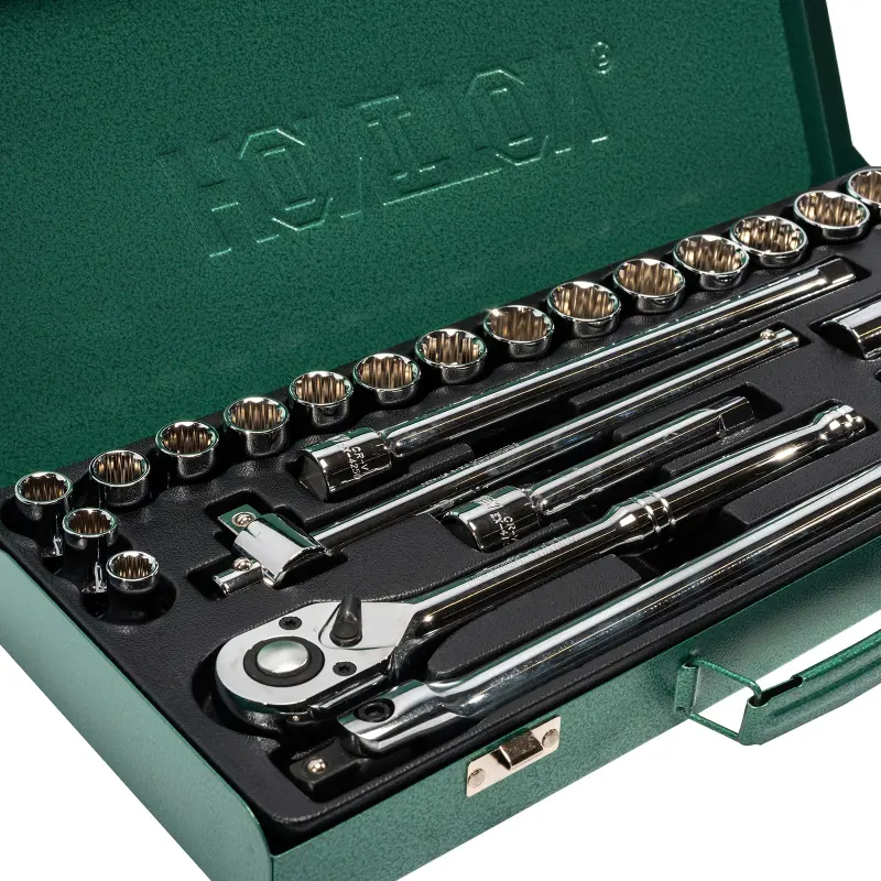 Sada dvanáctihranných hlavic 1/2” 25 dílů